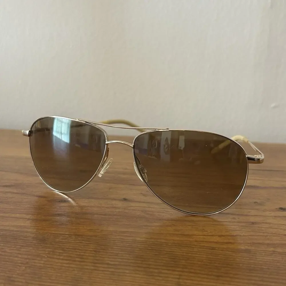 Oliver Peoples Benedict Aviator Gold 59-16-130 VFX Sunglasses Japan